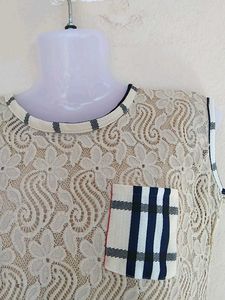 💁Cream Colour Stylish Top