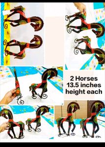 Set of 5 Metal Decors Animals