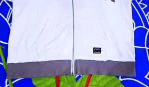 White Zip-up Hoodie