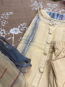 Elegant Yellow Kurta Set with Dupatta
