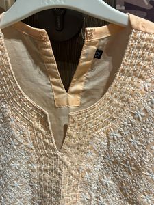 Pure Cotton Sleeveless Size 32 Kurta Kids
