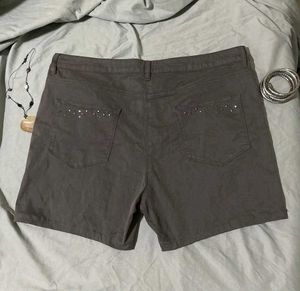 RHINESTONE Y2K POCKET SHORTS