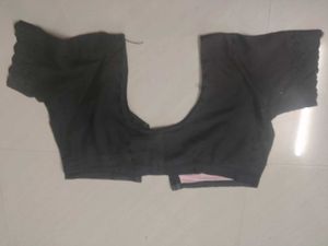 Dark Grey Embroidered Blouse