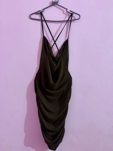 Sleek Ruched Cami Dress