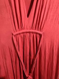 Boho Chic Red Maxi Dress