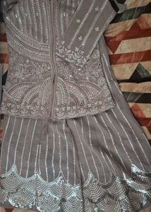 Embellished Kurta Set with Palazzo