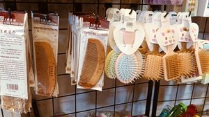 Multicolour Hair Brushes Big &amp; Small
