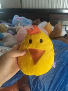 Cute Yellow Chick Plush pouch
