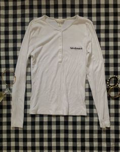Classic White Long Sleeve Top