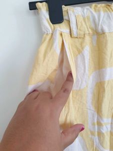 Lemon Sorbet Artistic A-Line Skirt