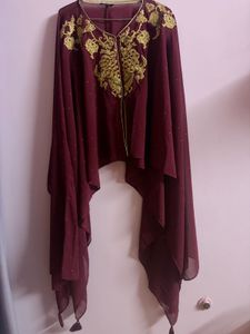 Wishful by W Elegant Embroidered Kaftan Style Gown