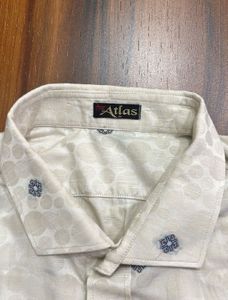 Atlas Patterned Button-Down Shirt