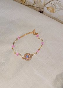purple charm bracelet