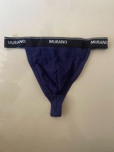 Murano Navy Blue Thong
