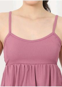 Peplum Spaghetti Strap Top