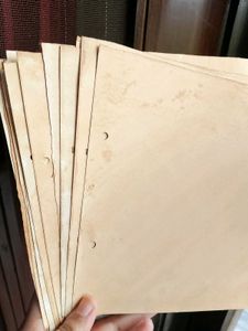 Vintage Sheets for Journaling &amp; Crafts