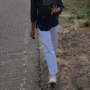White Wide Leg Jeans