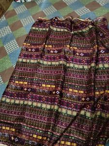 Bohemian Print Skirt blouse &amp; dupatta+ freebies