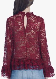 Elegant Lace Long Sleeve Top