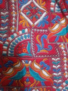 Vibrant kalamkari print tunic top