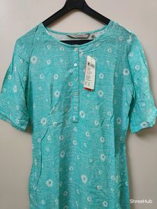 A Line Short Printed Kurti