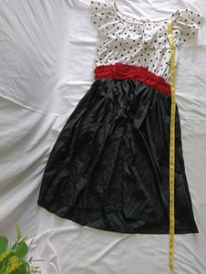 Back &amp; White Polka Dot Dress