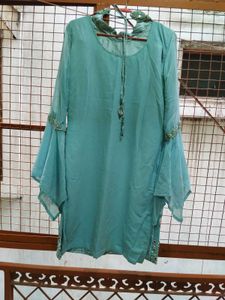 heavy mirror work sharara set