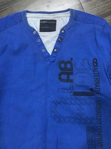 Blue Long Sleeve Sweater