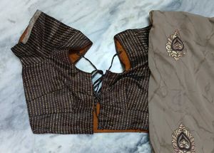 Elegant Saree with Matching Blouse
