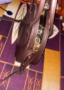 J BLUES Crocodile Embossed Dome Handbag/SlingBag👜