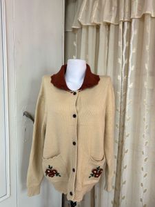 Chic Embroidered Cardigan