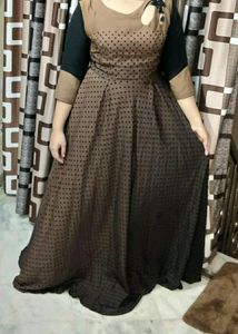 Brown Western Gown