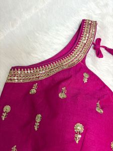 Beautiful Pink Embroidered Blouse
