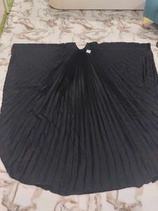 Elegant Pleated Abaya Dress