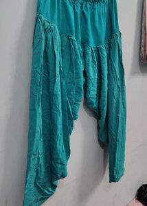 sea green cotton used salwar women pant