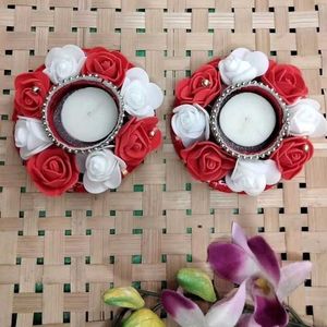 Festive T-light Candle Holder Set