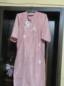Dusty Rose Embroidered Kurti