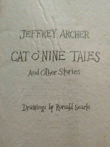 Jeffrey Archer Cat O' Nine Tales Book
