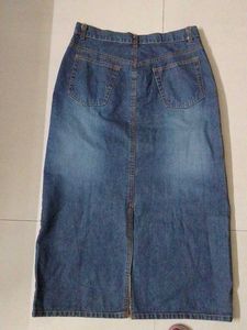 Offer ur price New Denim long skirt