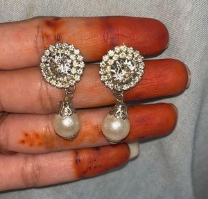 Elegant Pearl Drop Earrings