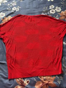 H&amp;M Red Knit Top