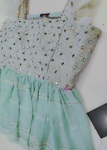 Sparkling Mint Ethnic Gown