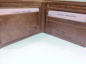 Louis Philippe Wallet For Men With RFID SECURE