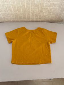 Yellow Donald Duck Graphic T-Shirt