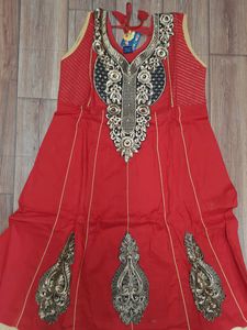 Anarkali Suit With SelevesMaterial &amp; Legging Set🛍