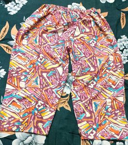 5XL Colorful Patterned Pajama Set