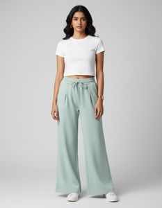 H&M Pleat Detailed Flared Joggers