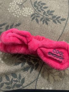 Fuzzy Pink Headband