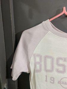 Boston Graphic crop top