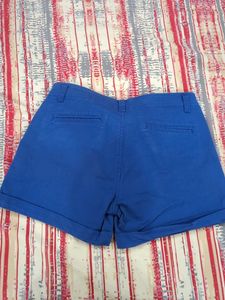 United Colors Of Benetton Blue Shorts